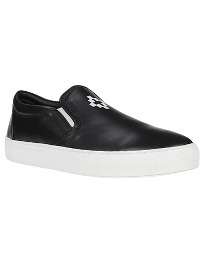 Shop Marcelo Burlon County Of Milan Logo Slip-on Sneakers