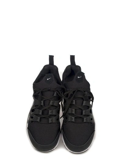 Shop Nike Black-white Air Zoom Chalapuka Slip On Sneakers