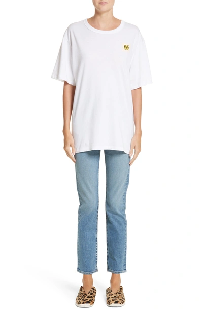 Shop Proenza Schouler Pswl Graphic Jersey Tee In White