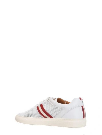 Shop Bally Herk Sneakers In Bianco