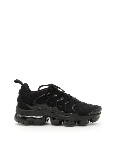 Shop Nike Air Vapormax Plus Sneakers In Black-blacknero