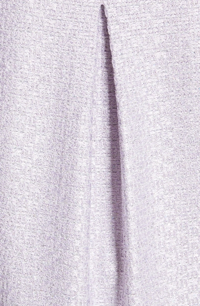 Shop St John Hansh Sequin Knit Top In Lilac Multi