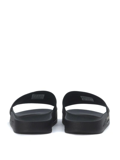 Shop Raf Simons Adilette Slipper In Nero