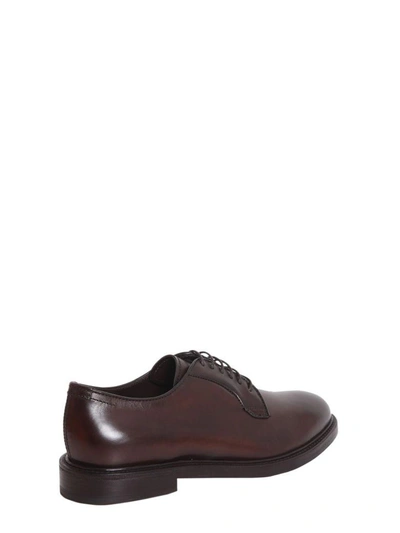 Shop Henderson Leather Derby Shoes In Testa Di Moro