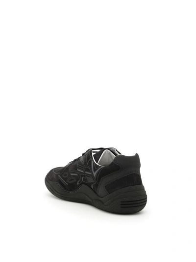 Shop Lanvin Diving Sneakers In Black (black)