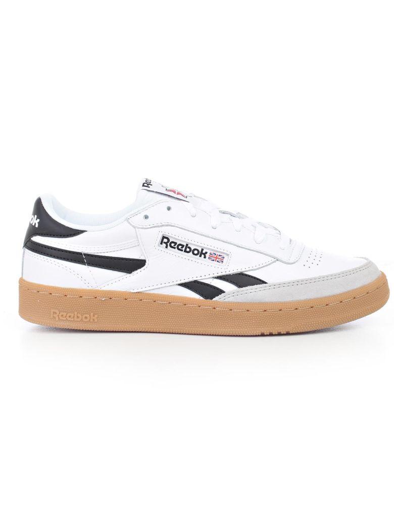 Reebok Revenge Plus Gum Leather Sneakers In White | ModeSens