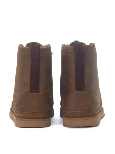 Shop Ugg Harkley Brown Chukka Ankle Boots In Marrone