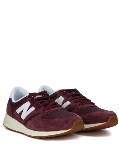 Shop New Balance Sneaker  420 In Red Mesh And Suede In Rosso