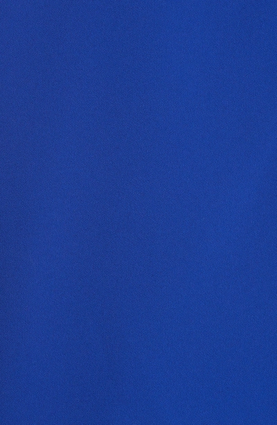 Shop Iro Awefa Cutout Crepe Blouse In Electric Blue