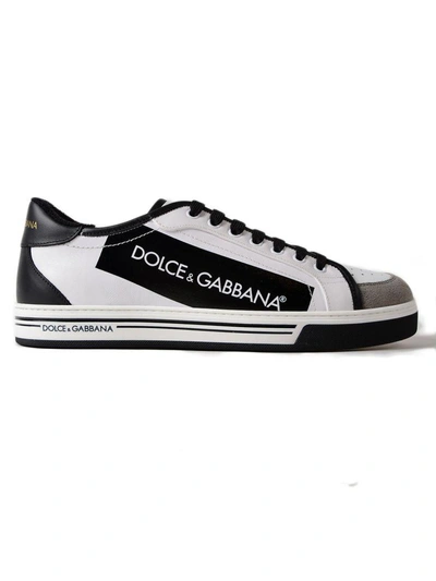 Shop Dolce & Gabbana Roma Sneakers In Hwiwhite