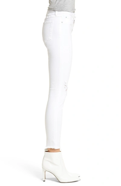 Shop Articles Of Society Carly Distressed Ankle Skinny Jeans In Cannes