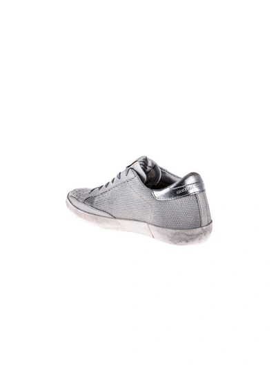 Shop Golden Goose Superstar Sneakers In Silver