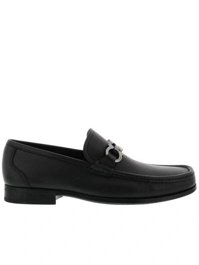 Shop Ferragamo Loafer In Black