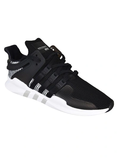 Shop Adidas Originals Originals Eqt Support Adv Sneakers In Core Black/running White