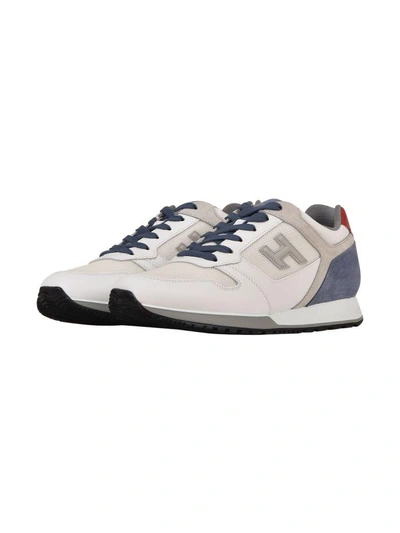 Shop Hogan H321 Sneaker In Bianco/azzurro/rosso