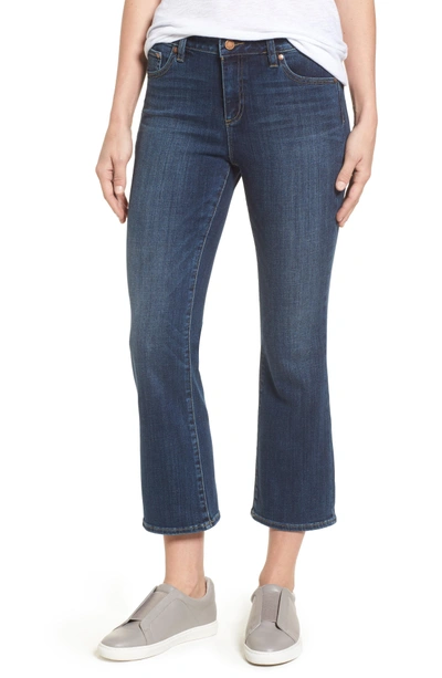 Shop Two By Vince Camuto Cropped Flare Jeans In Mid Vintage