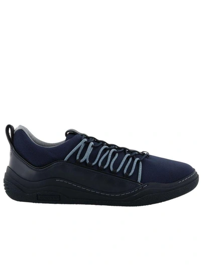 Shop Lanvin Diving Sneaker In Navy Blue