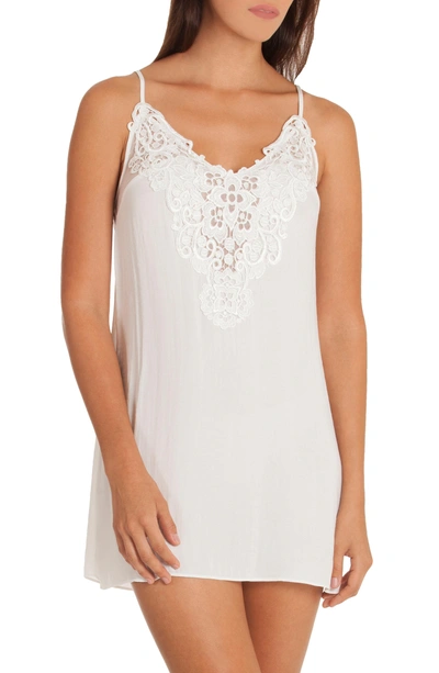 Shop In Bloom By Jonquil Byzantine Washed Satin Chemise In Ivory