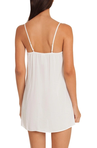 Shop In Bloom By Jonquil Byzantine Washed Satin Chemise In Ivory
