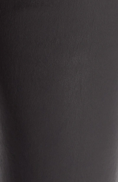 Shop Helmut Lang Stretch Lambskin Leather Leggings In Black