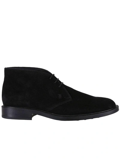 Shop Tod's Chukka Boots Shoes Men Tods In Black