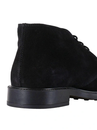 Shop Tod's Chukka Boots Shoes Men Tods In Black