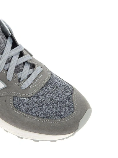 Shop New Balance 574 Sneaker Suede In Gray