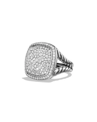 Shop David Yurman Custom Albion Ring In Diamond