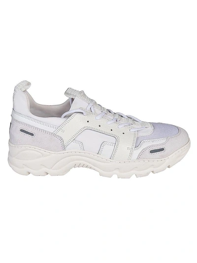 Shop Ami Alexandre Mattiussi Running Neoprene Sneakers In White