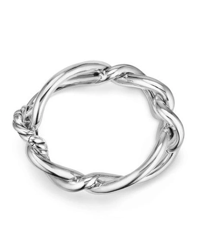 Shop David Yurman Continuance Bold Twisted Sterling Silver Bracelet