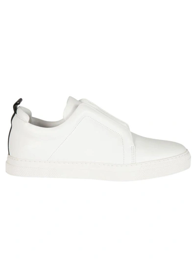 Shop Pierre Hardy Slider Slip-on Sneakers In Bianco