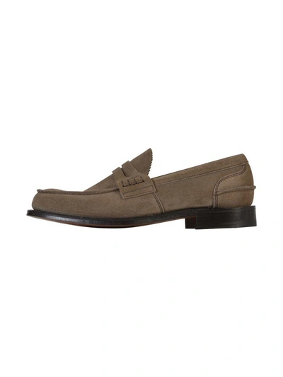 Shop Church's Pembrey Suede Loafers In Beige