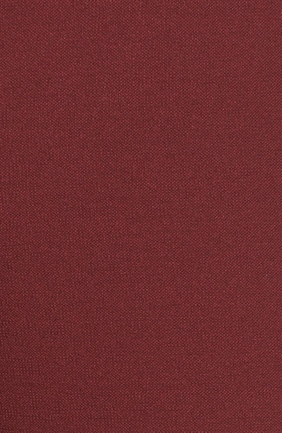Shop Eileen Fisher Stretch Crepe Ankle Pants In Deep Claret