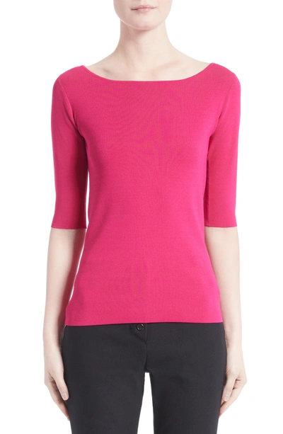 Shop Proenza Schouler Knit Top In Hot Pink