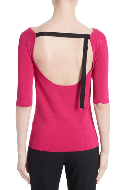 Shop Proenza Schouler Knit Top In Hot Pink