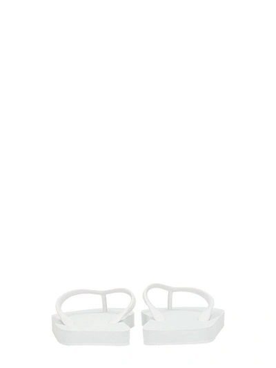 Shop Dsquared2 White Rubber Flip-flops