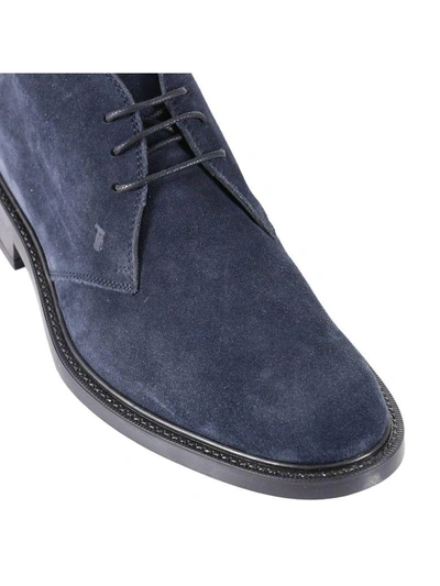 Shop Tod's Chukka Boots Shoes Men Tods In Blue