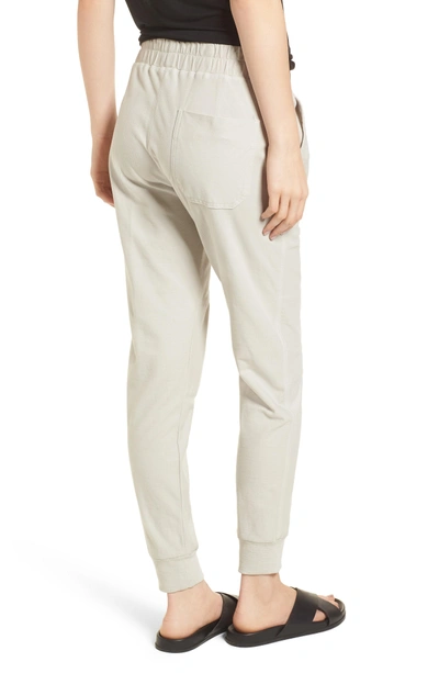 Shop James Perse Twill Surplus Pants In Silver