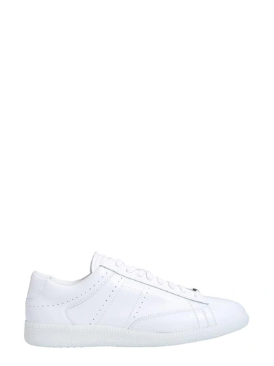 Shop Maison Margiela Ace Sneakers In Bianco