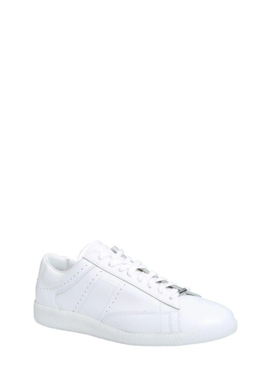 Shop Maison Margiela Ace Sneakers In Bianco
