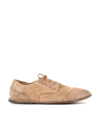 Shop Marsèll \"mm1445 Strasacco\" Brogue Derby Lace-up In Hazelnut