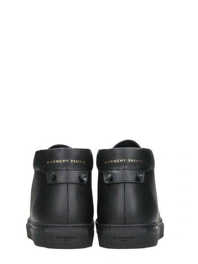 Shop Givenchy Urban Street Knot Mid Sneakers In Black