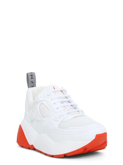 Shop Stella Mccartney Mesh Detailed Sneakers In White