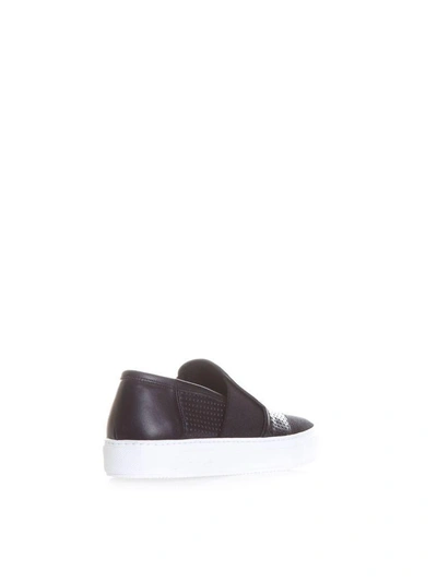 Shop Philippe Model Slip-on In Leather In Black