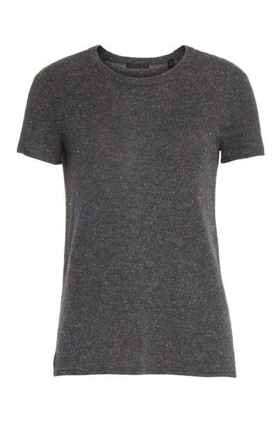 Shop Atm Anthony Thomas Melillo Donegal Cashmere Schoolboy Tee In Shale