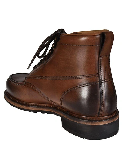 Shop Tom Ford Classic Lace-up Boots In Brown