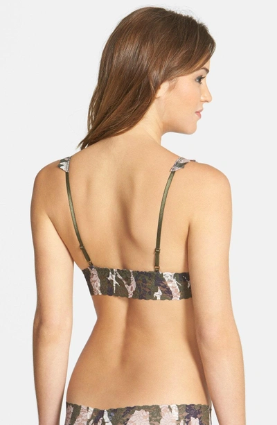 Shop Hanky Panky 'hunter' Low Rise Thong In Taupe Green