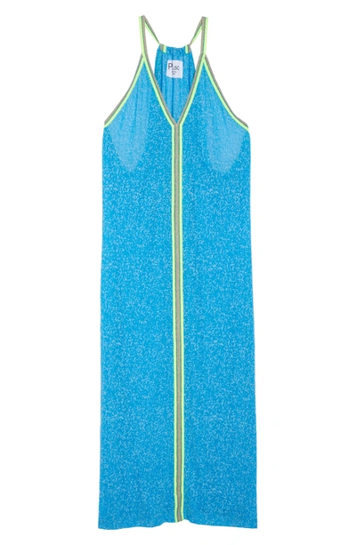 Shop Pitusa Inca Cover-up Maxi Sundress In Blue