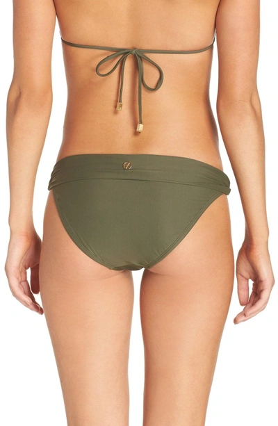 Shop Vix Swimwear 'bia' Bikini Bottoms In Military