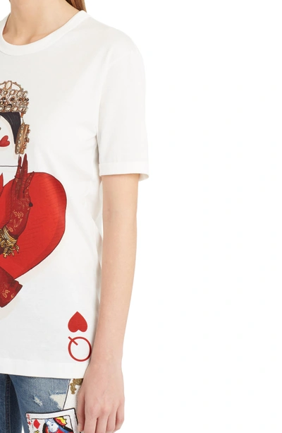 dolce and gabbana queen of hearts t shirt